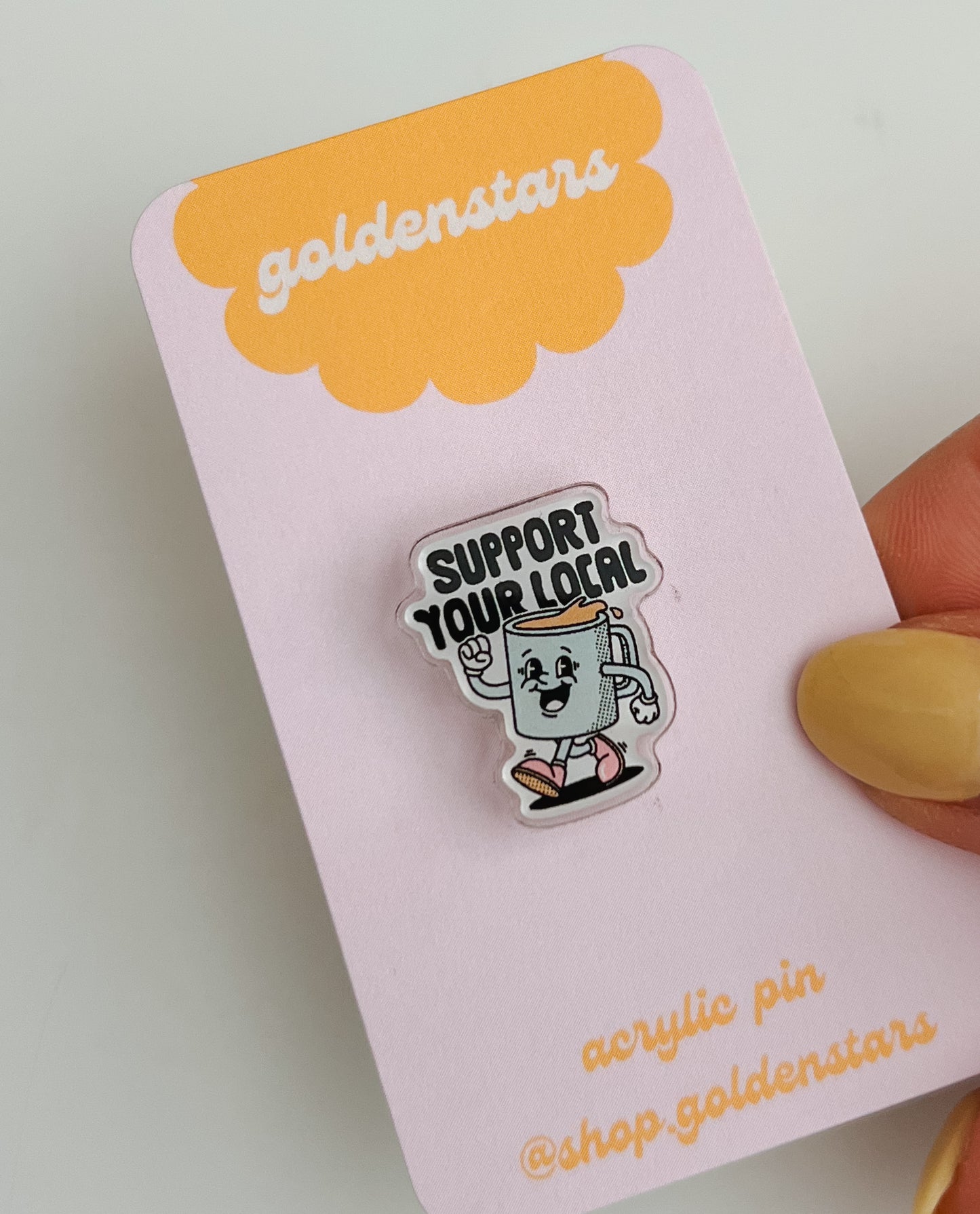 acrylic pins