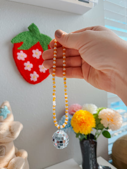 disco ball car hangings