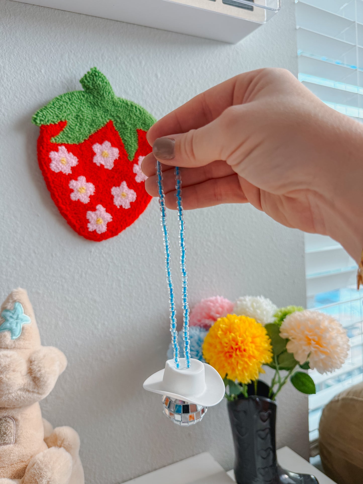 disco cowboy car hanging