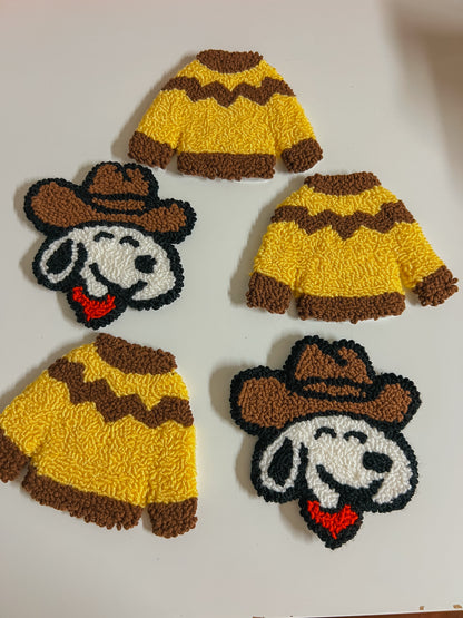 fall mug rugs