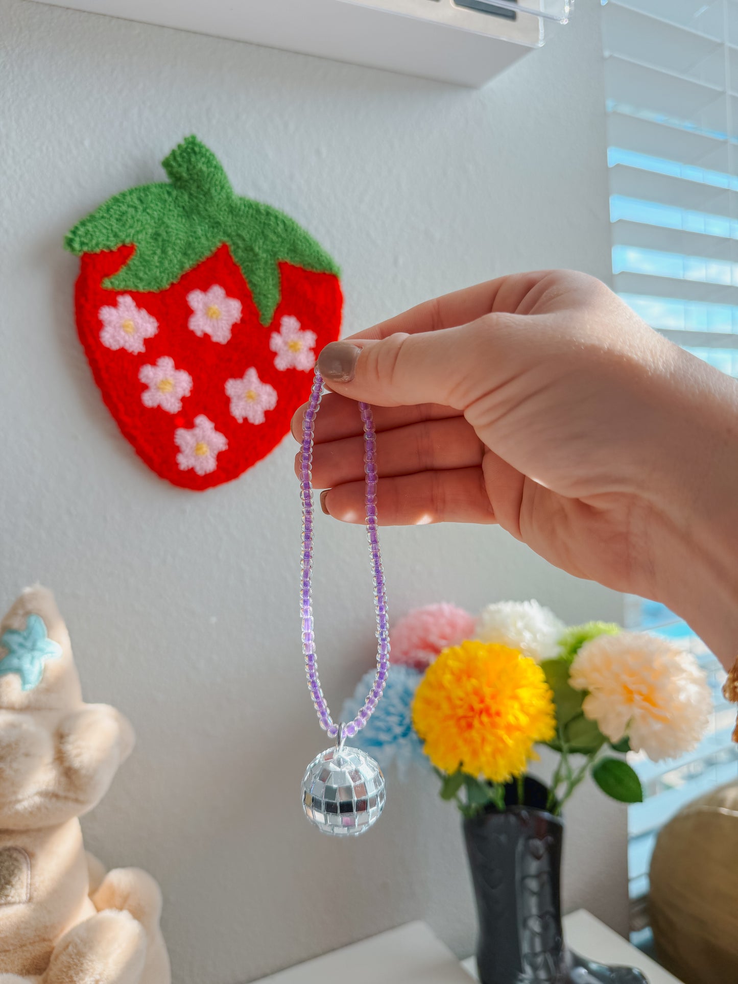 disco ball car hangings