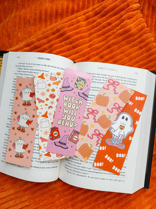 halloween bookmarks