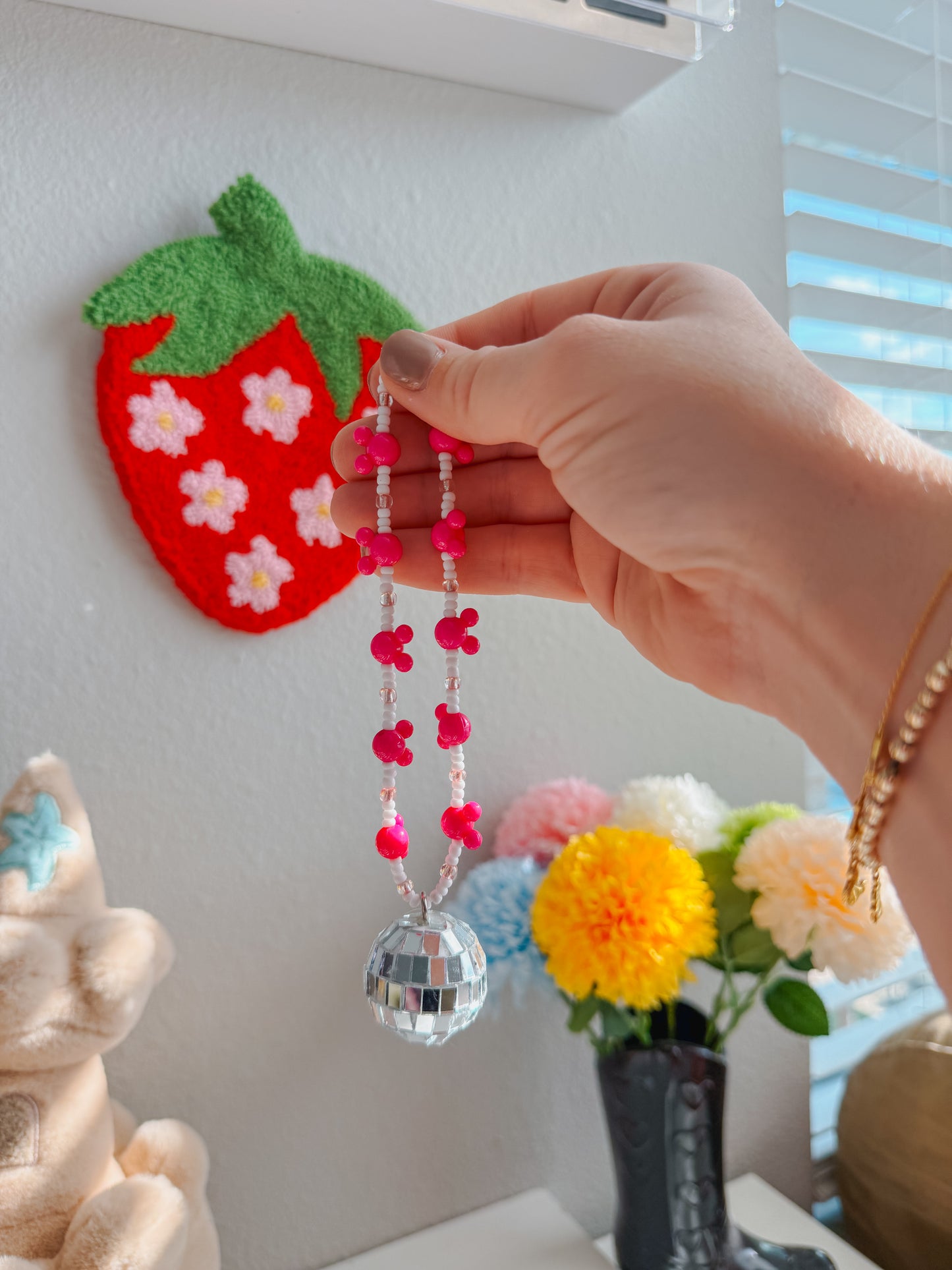 disco ball car hangings