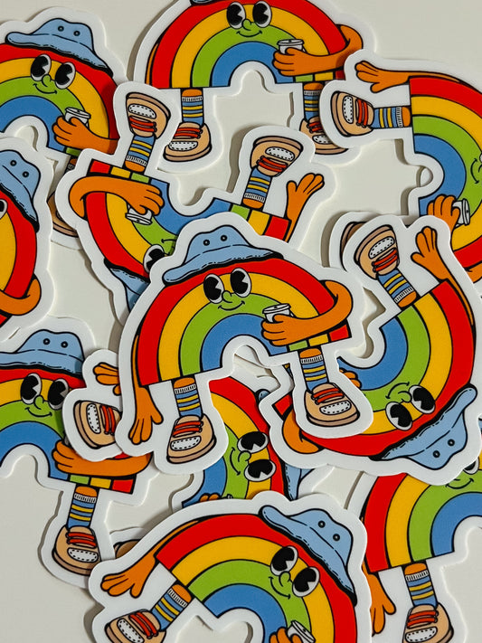 rainbow ron sticker