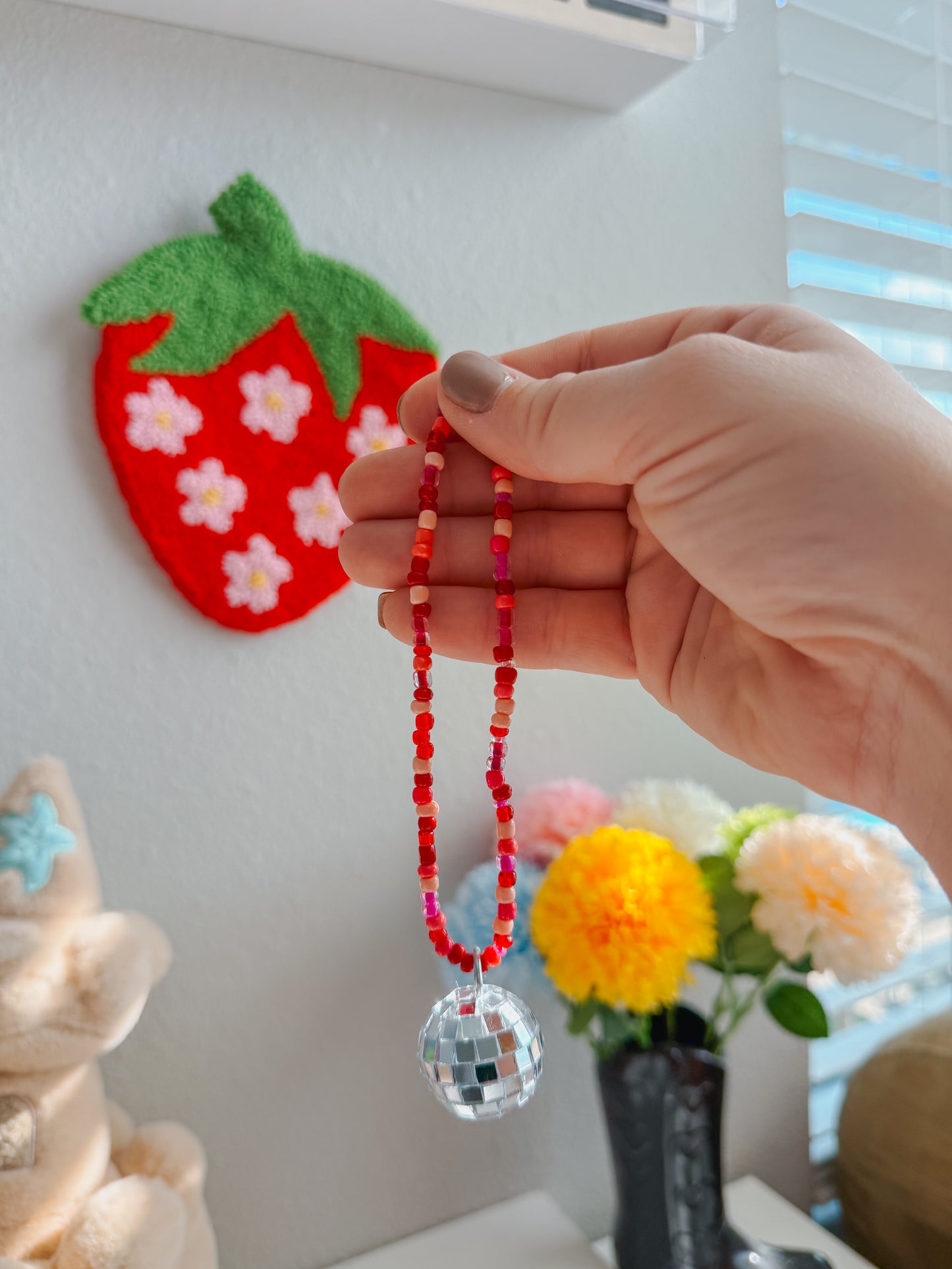 disco ball car hangings