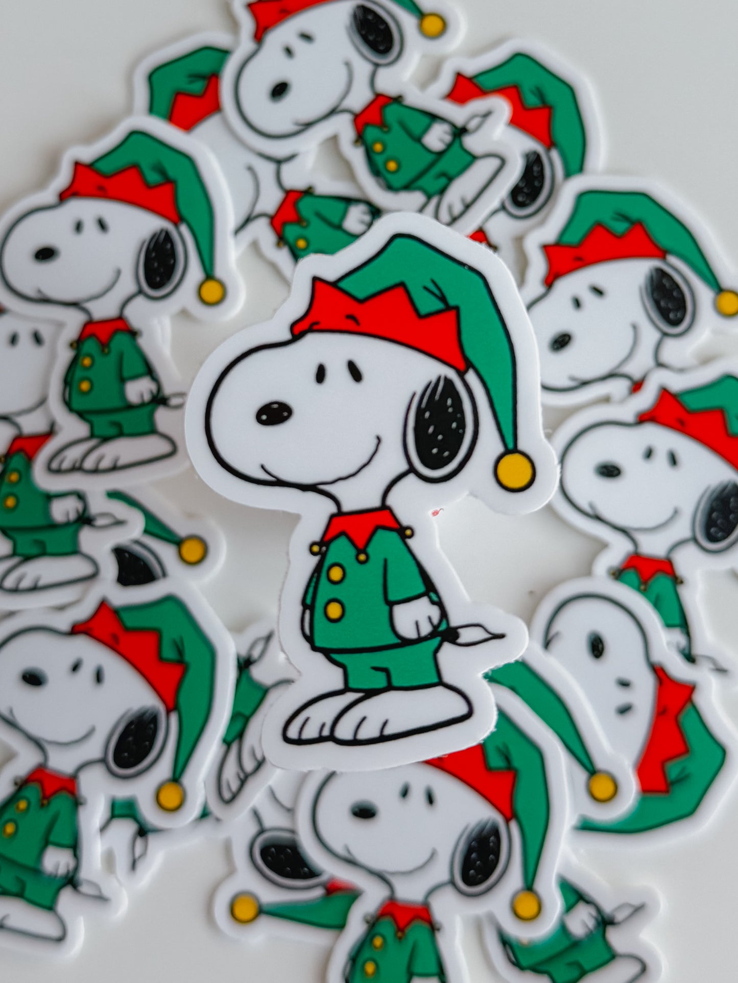 christmas snoopy stickers