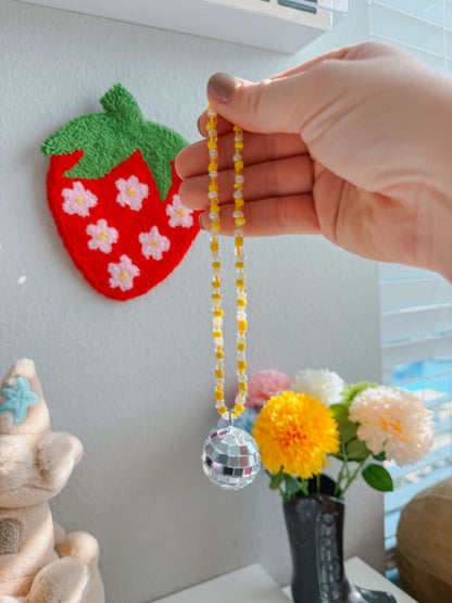 disco ball car hangings