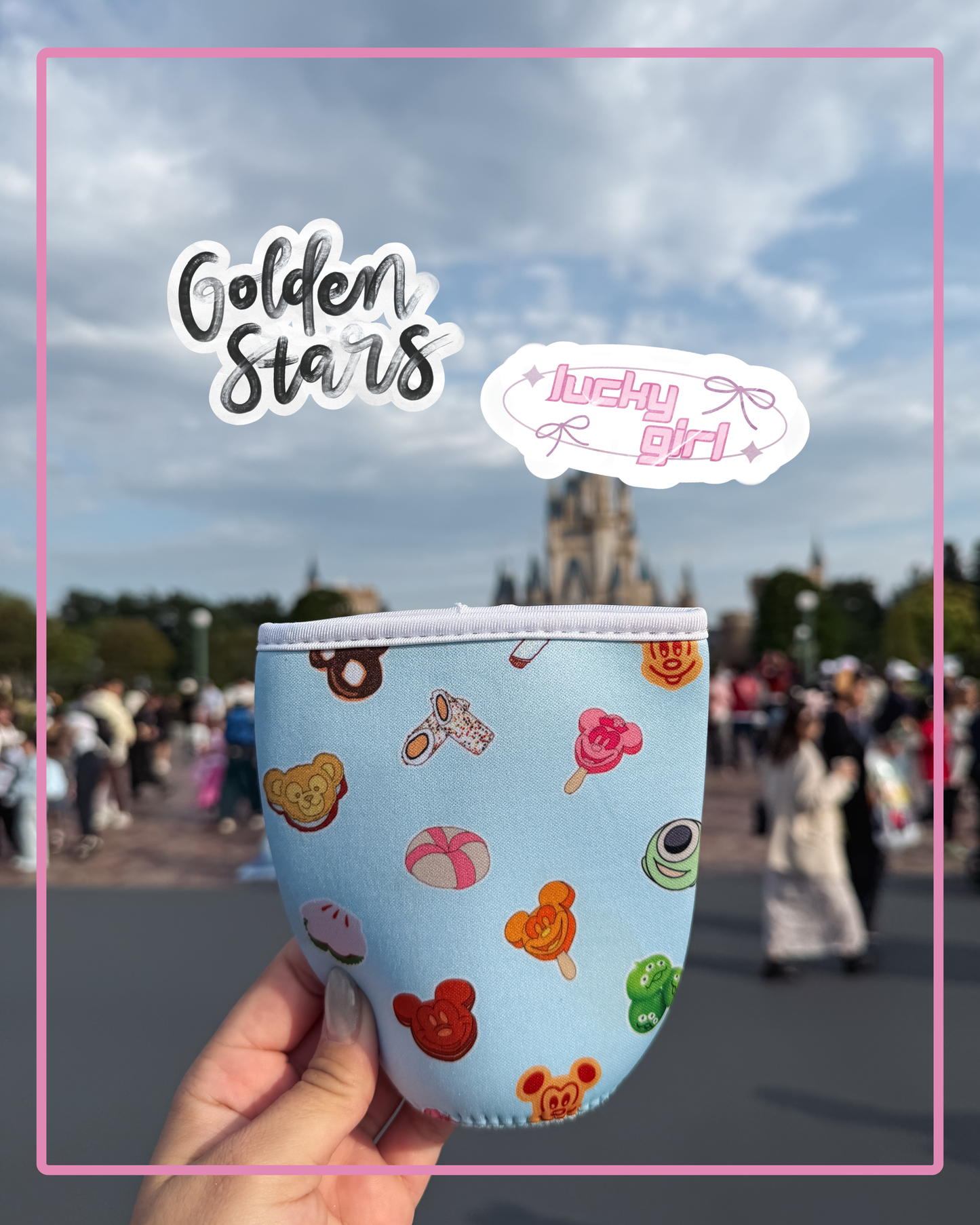 lucky girl x goldenstars cup cover