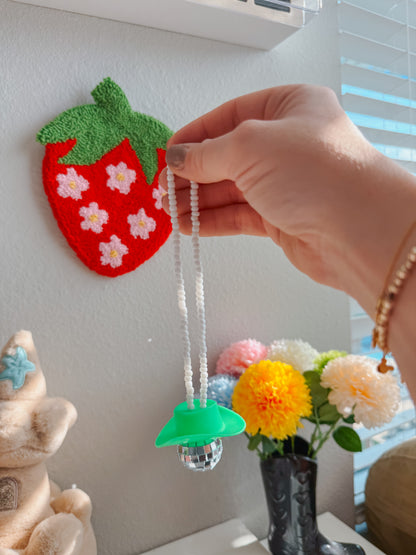 disco cowboy car hanging