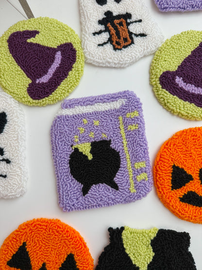 halloween mug rugs