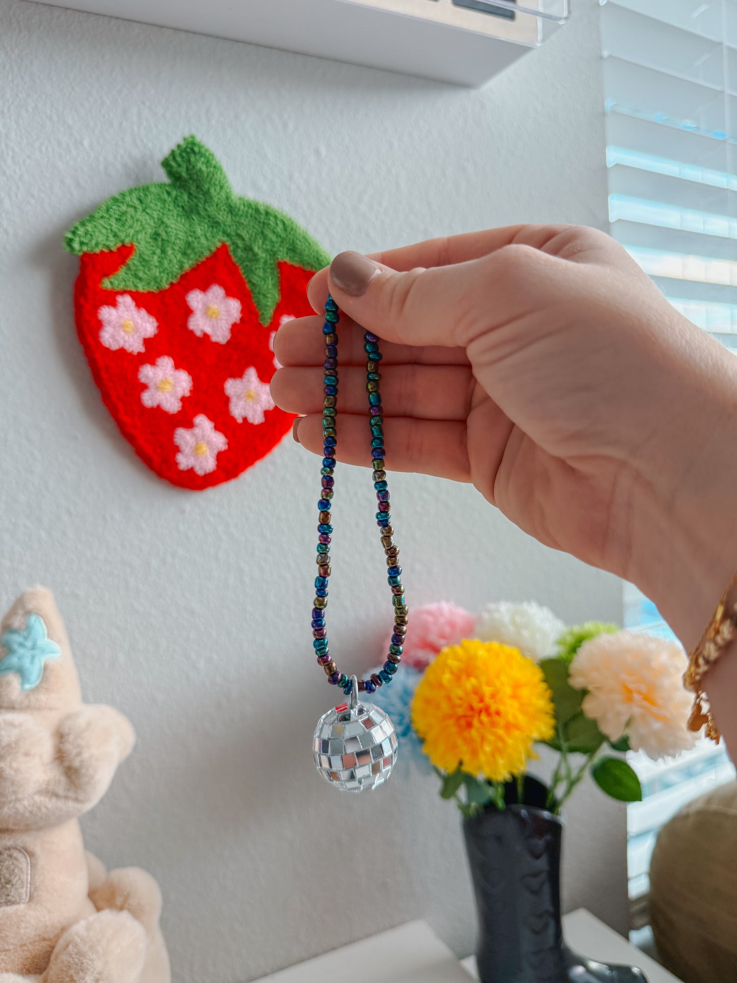 disco ball car hangings