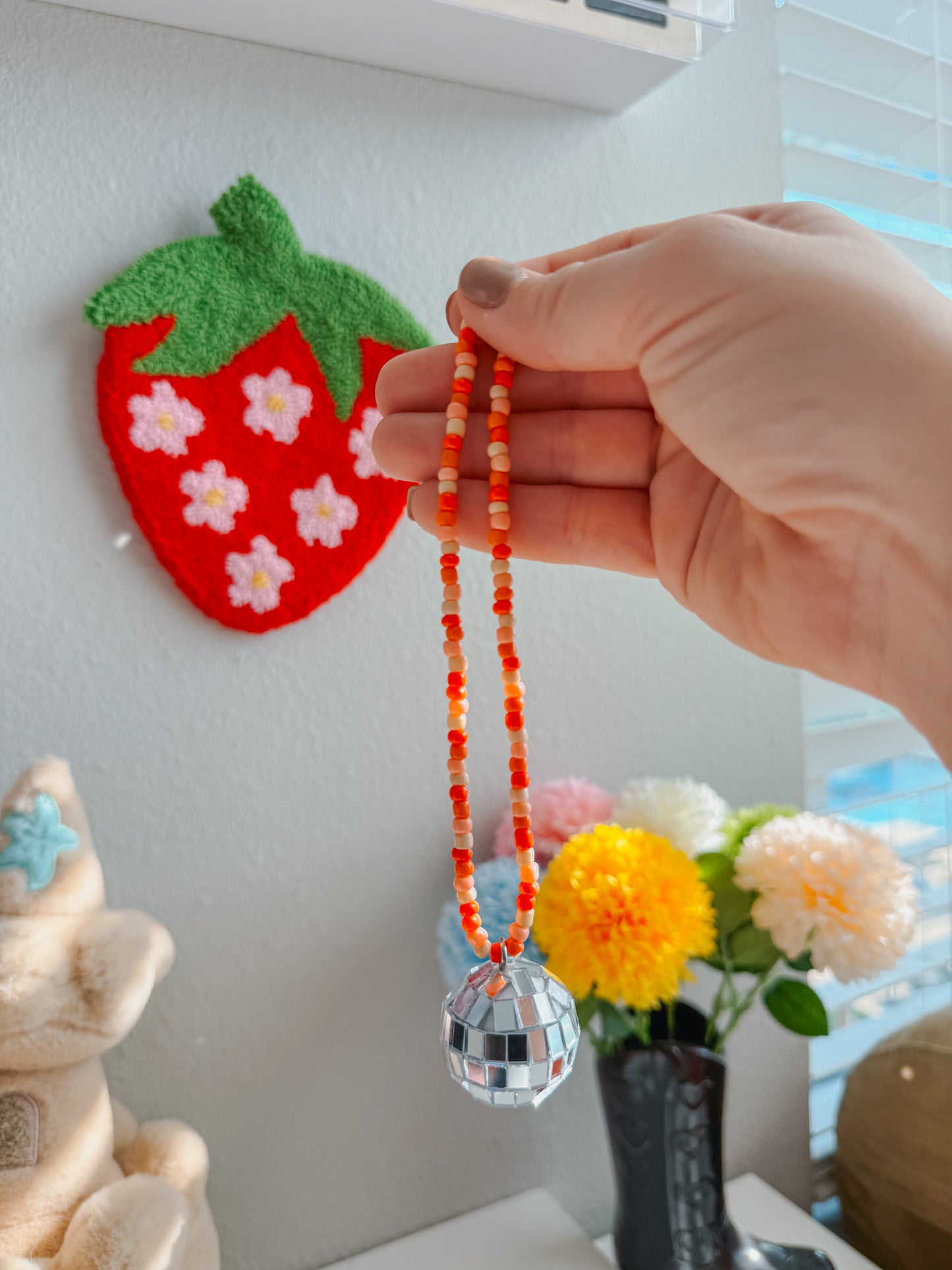 disco ball car hangings