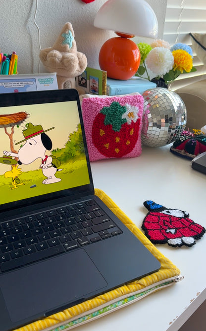 snoopy mug rugs