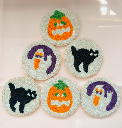 halloween mug rugs