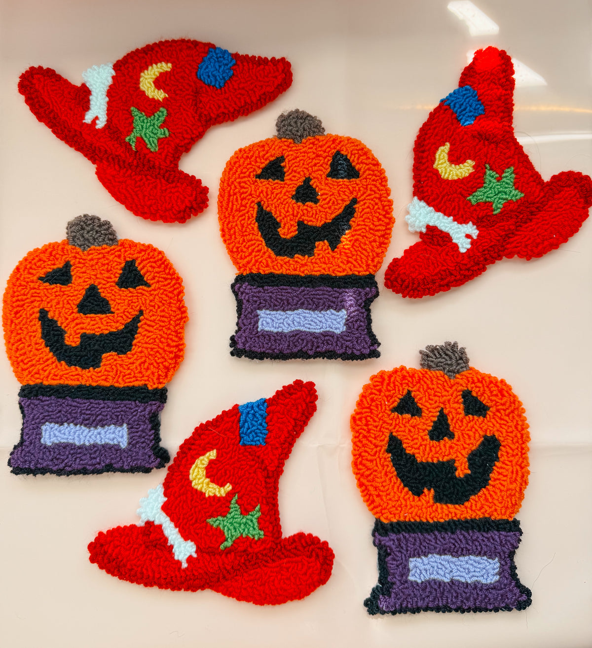 halloween mug rugs