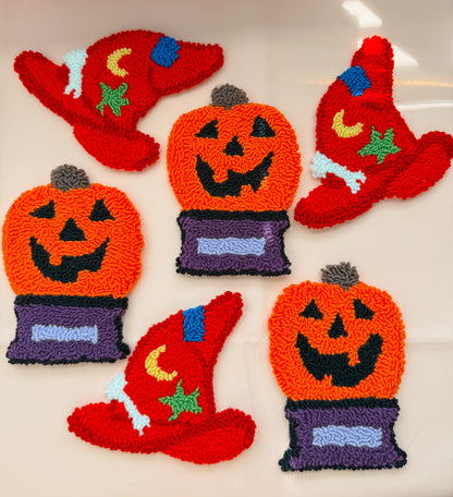 halloween mug rugs