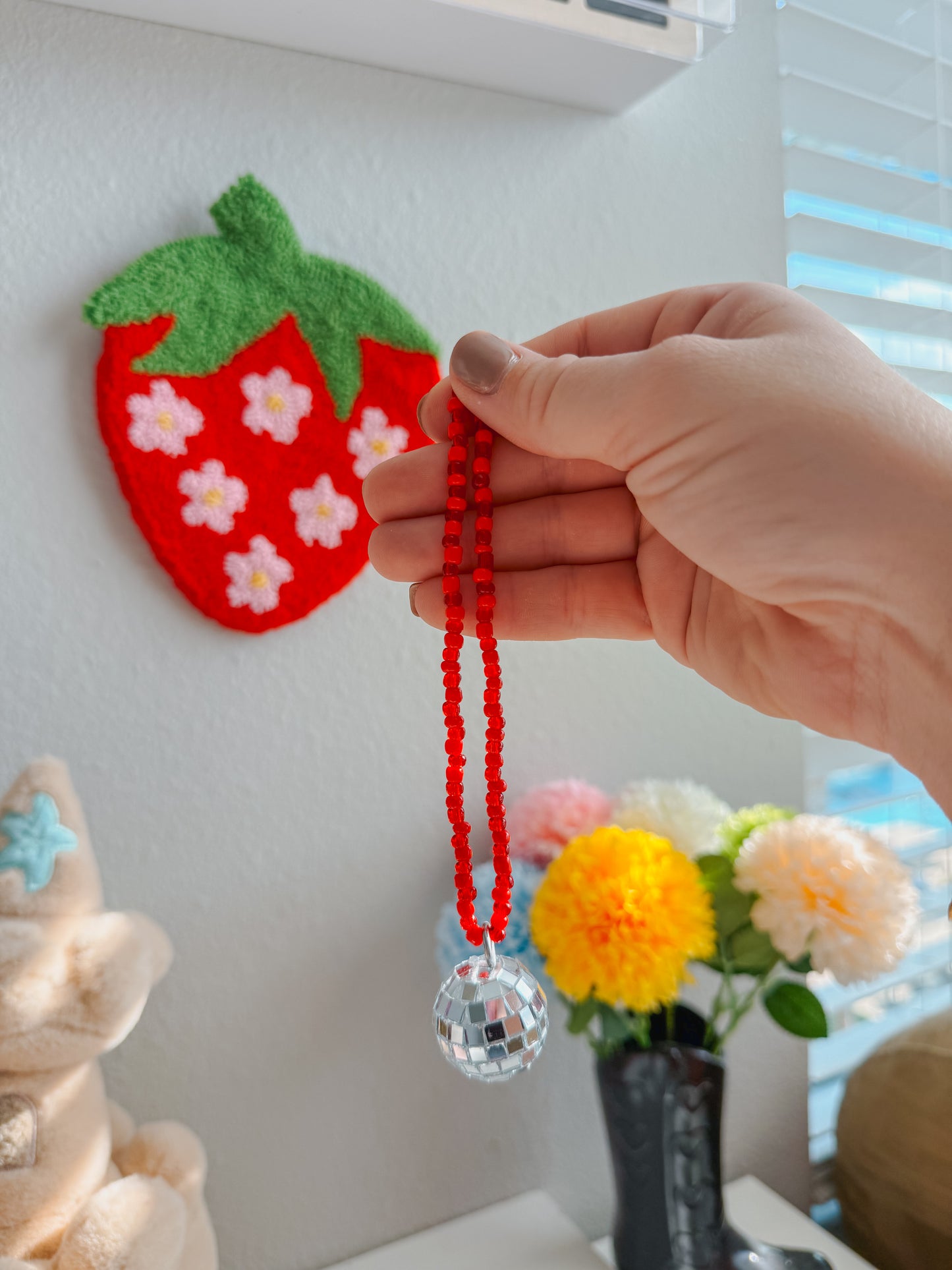 disco ball car hangings