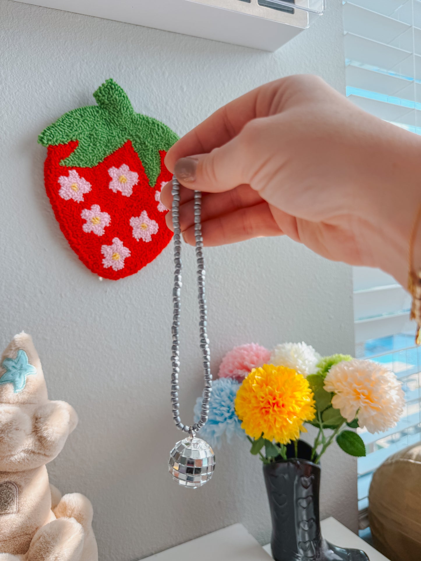 disco ball car hangings