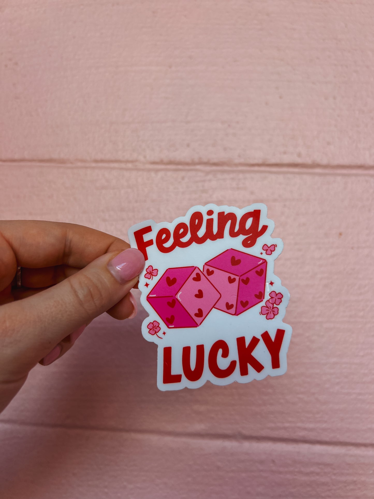 feeling lucky sticker