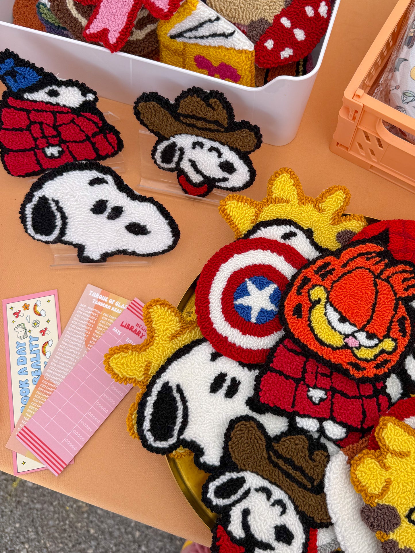 snoopy mug rugs