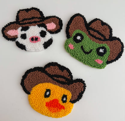 cowboy mug rugs