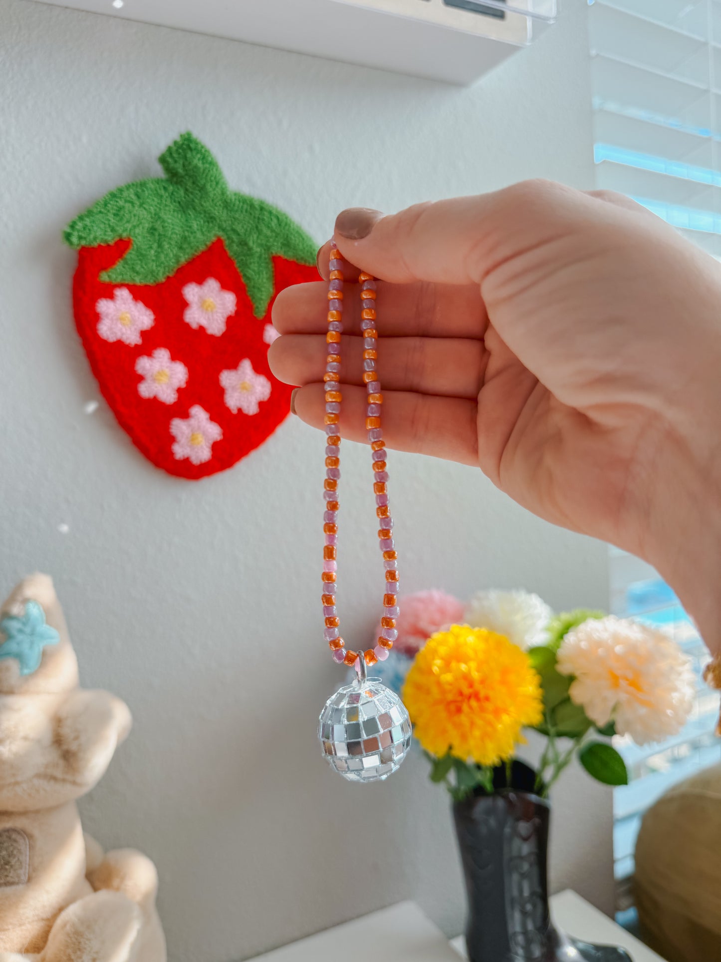 disco ball car hangings