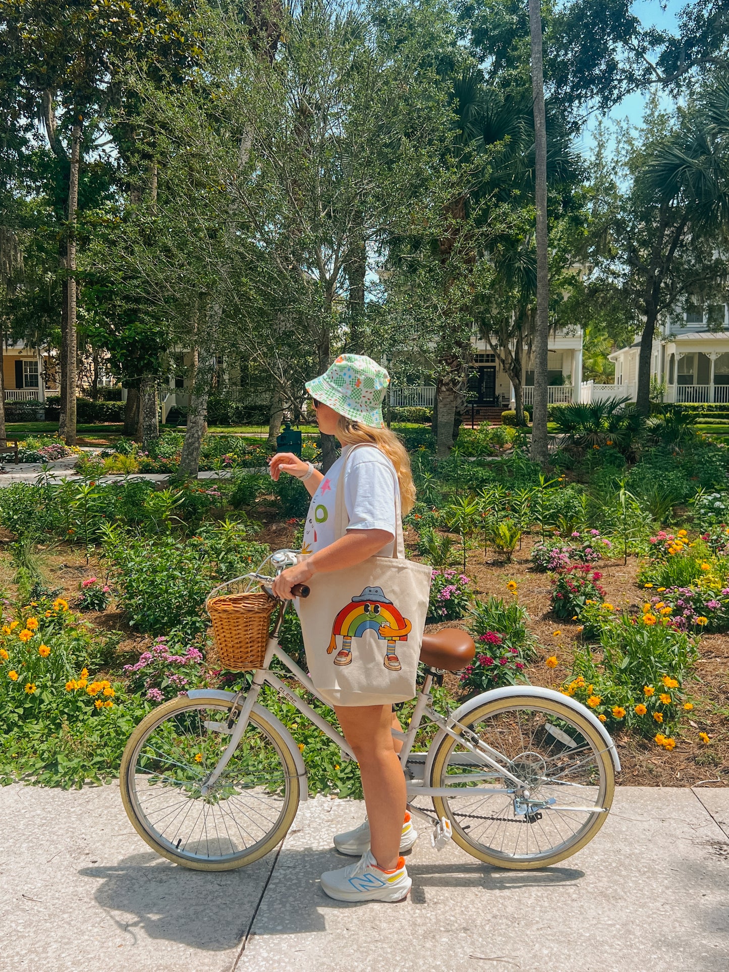 rainbow ron tote bag