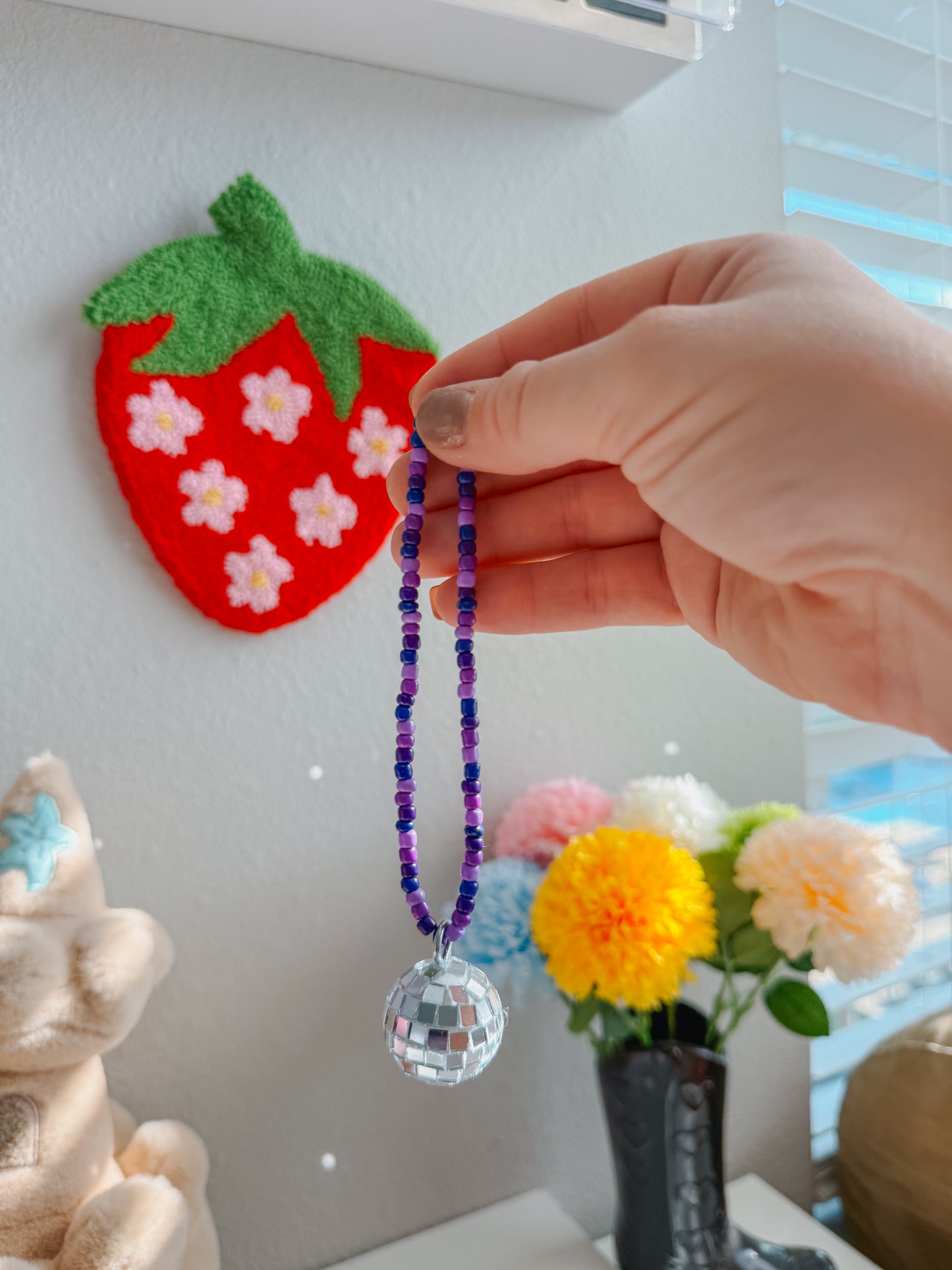 disco ball car hangings