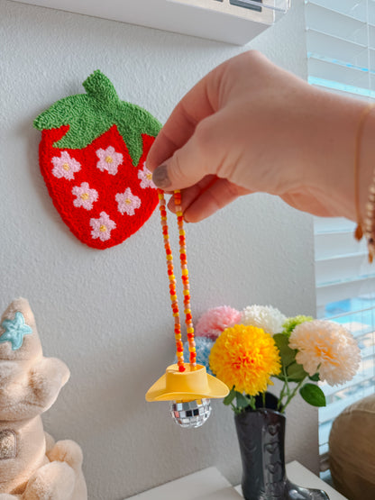 disco cowboy car hanging