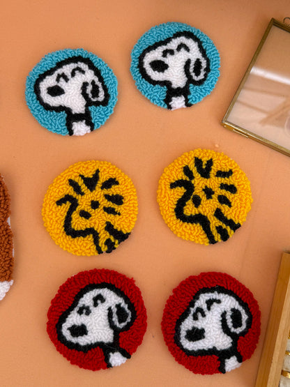 snoopy mug rugs