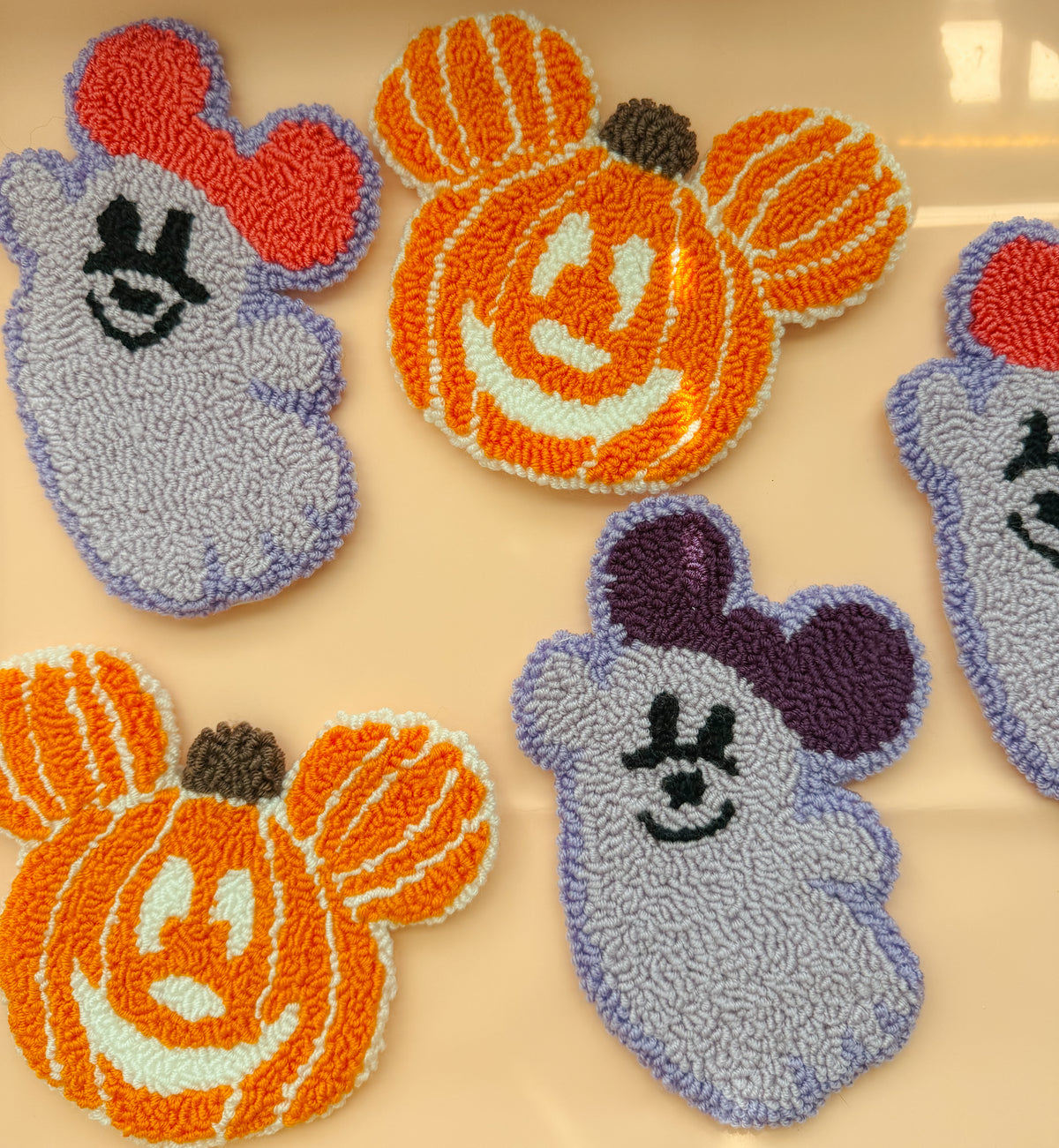 halloween mug rugs