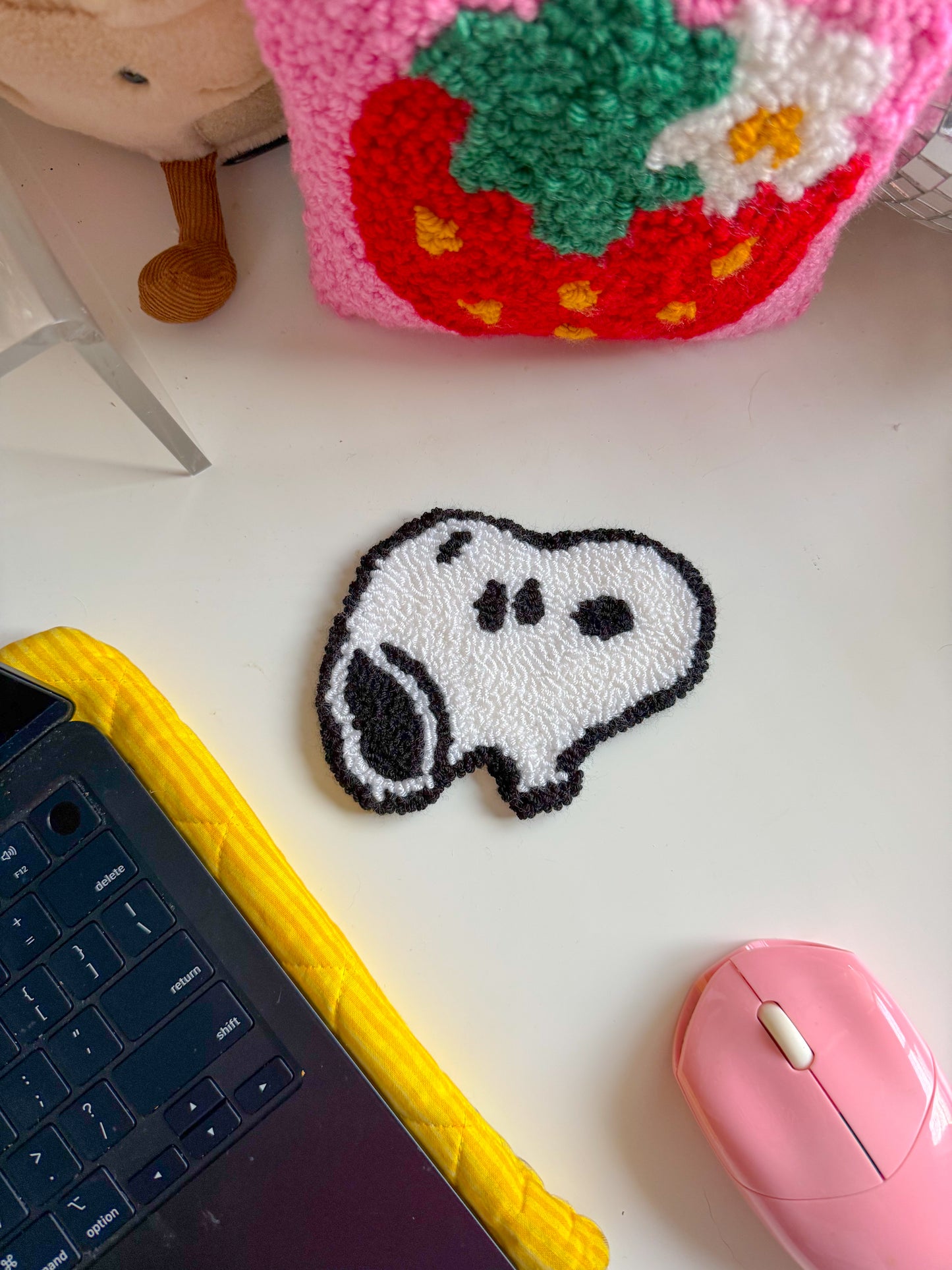 snoopy mug rugs