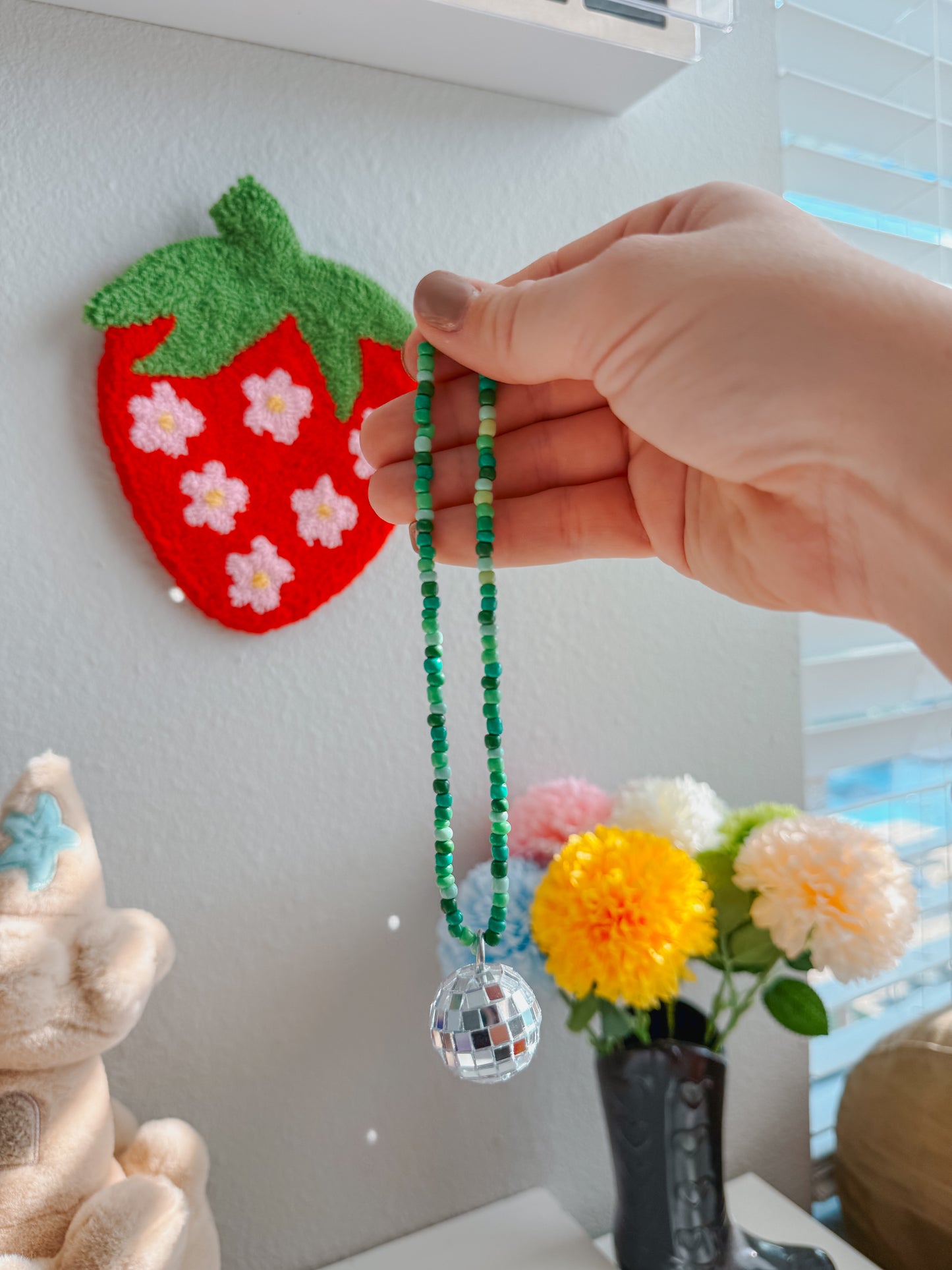 disco ball car hangings