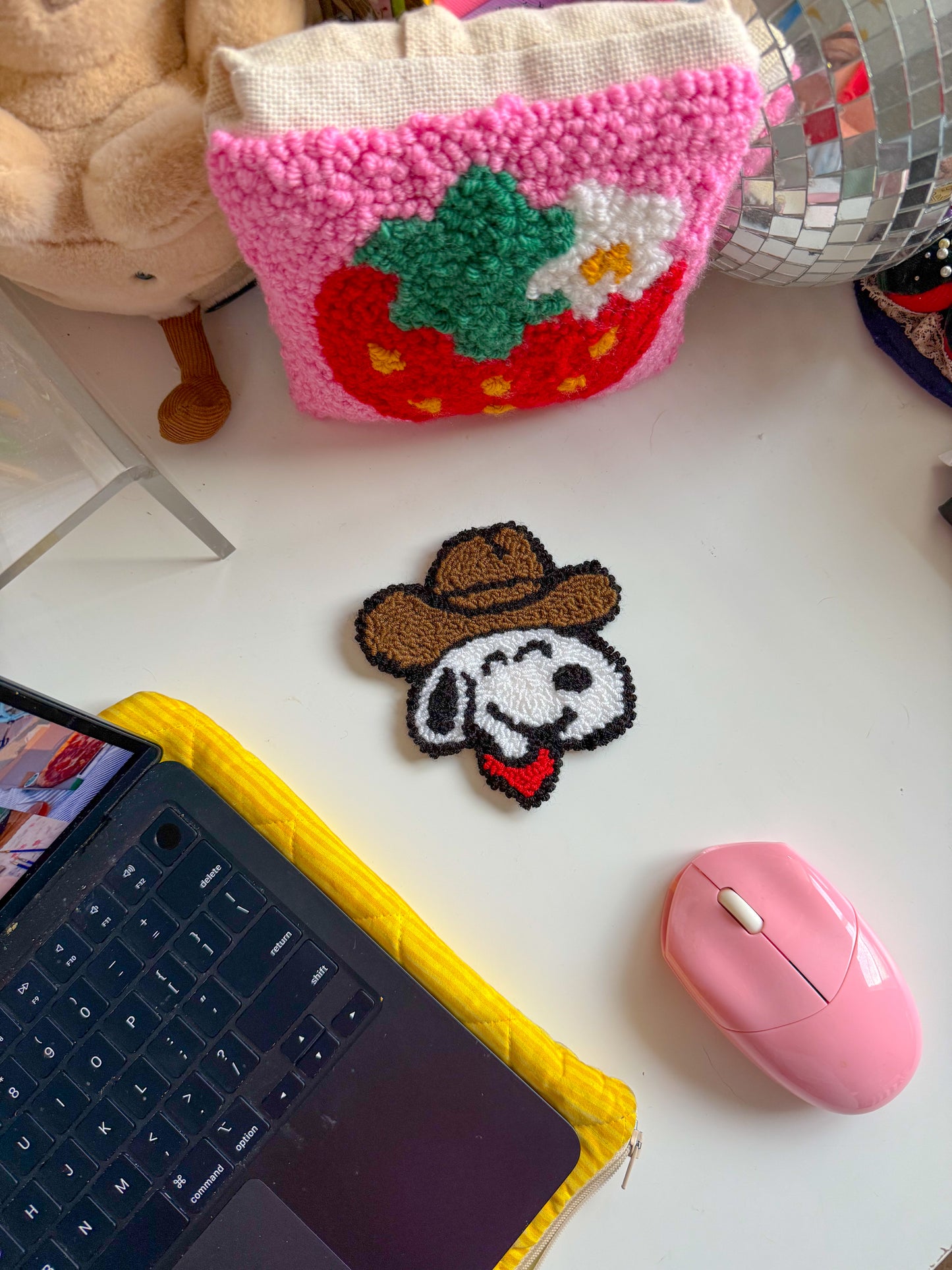 snoopy mug rugs