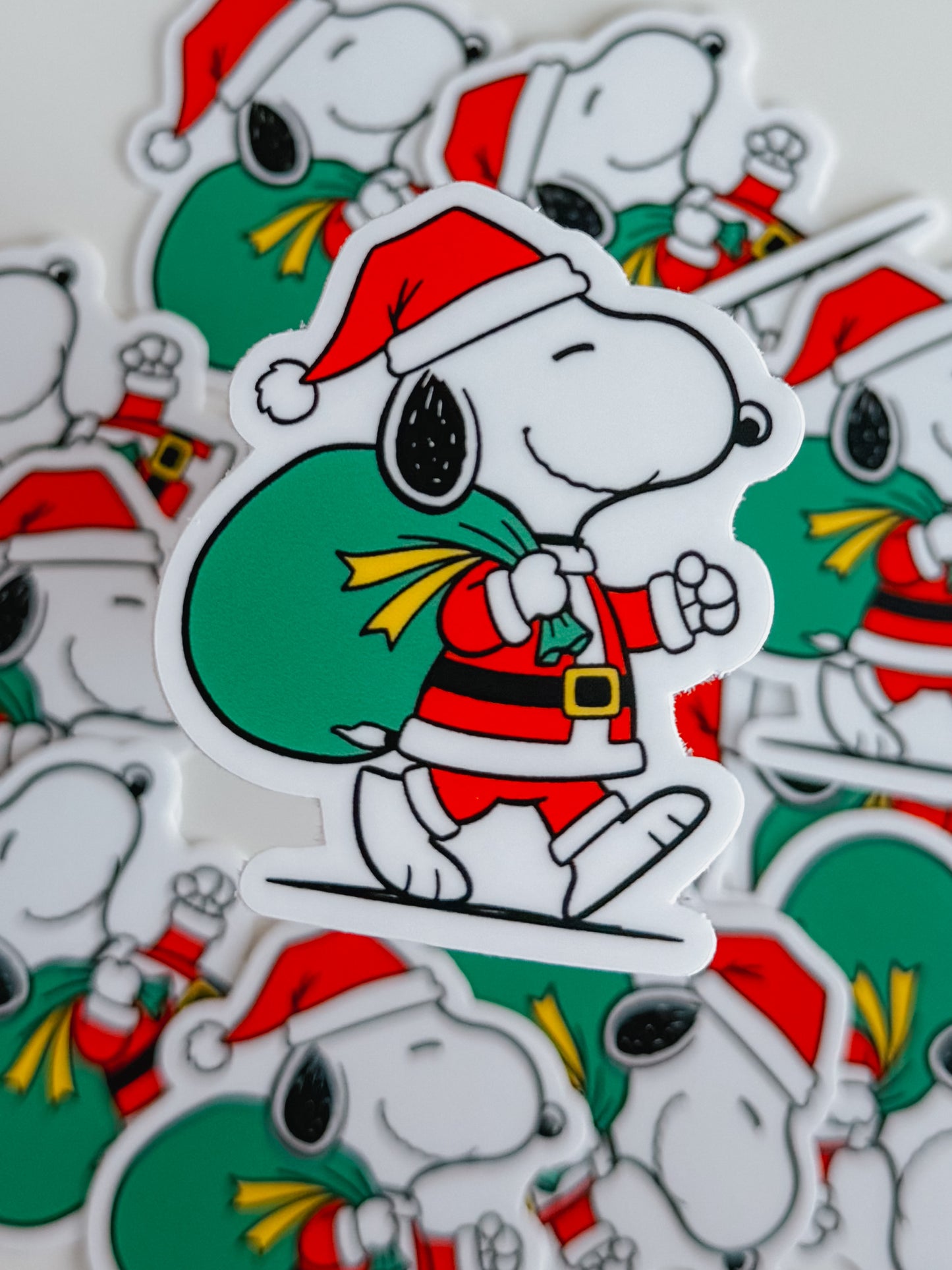 christmas snoopy stickers