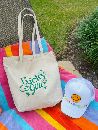 lucky girl tote