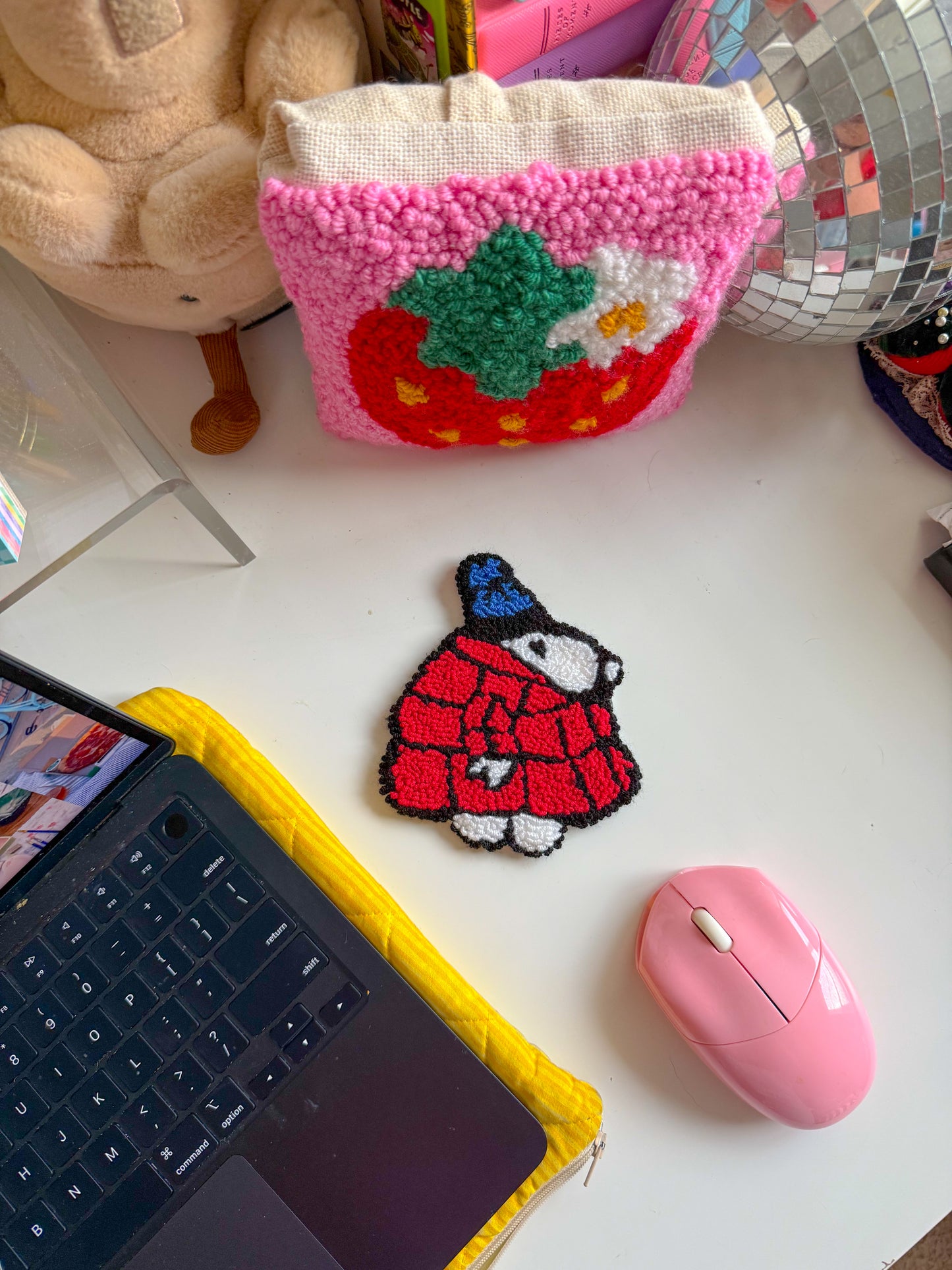 snoopy mug rugs