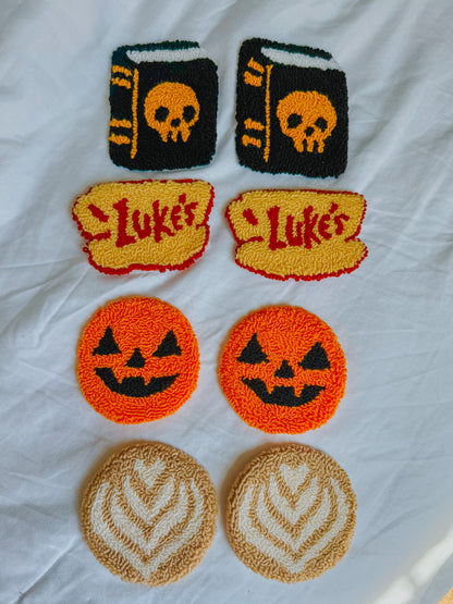 halloween mug rugs