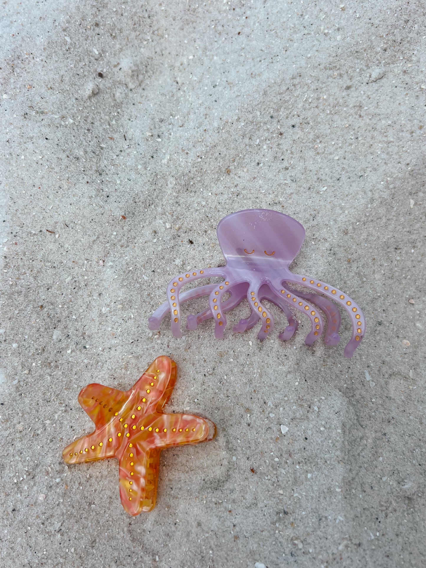 ocean friends hair clips