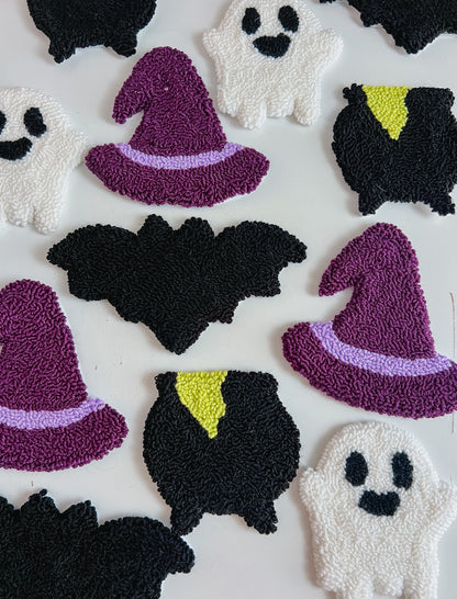 witches hat mug rug