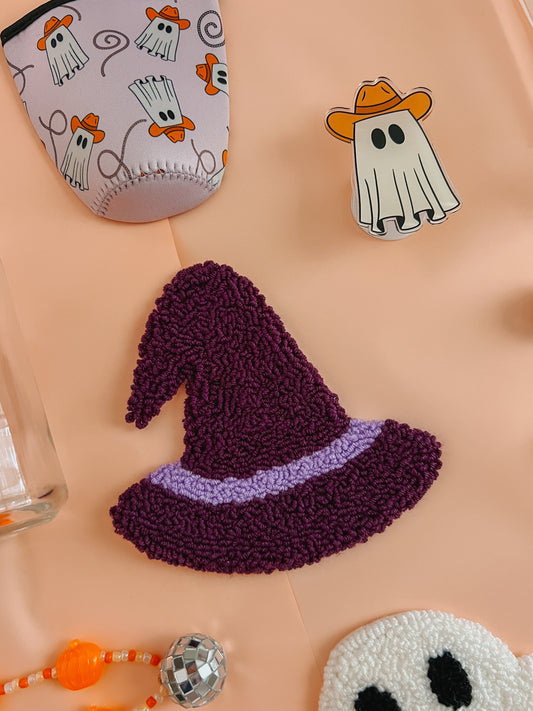 witches hat mug rug