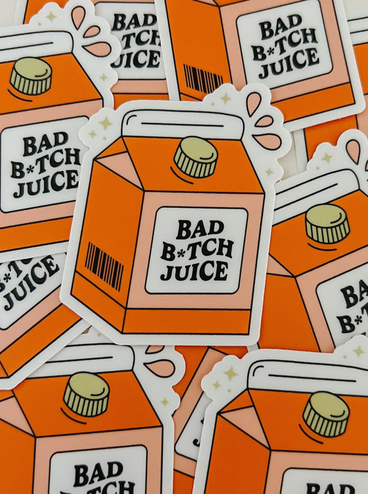 bad bitch juice sticker
