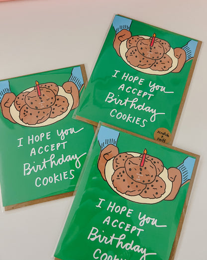 HBD - birthday cookies