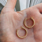 Gold Bubble Earrings